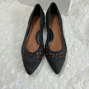 Caslon Black Woven Loafers